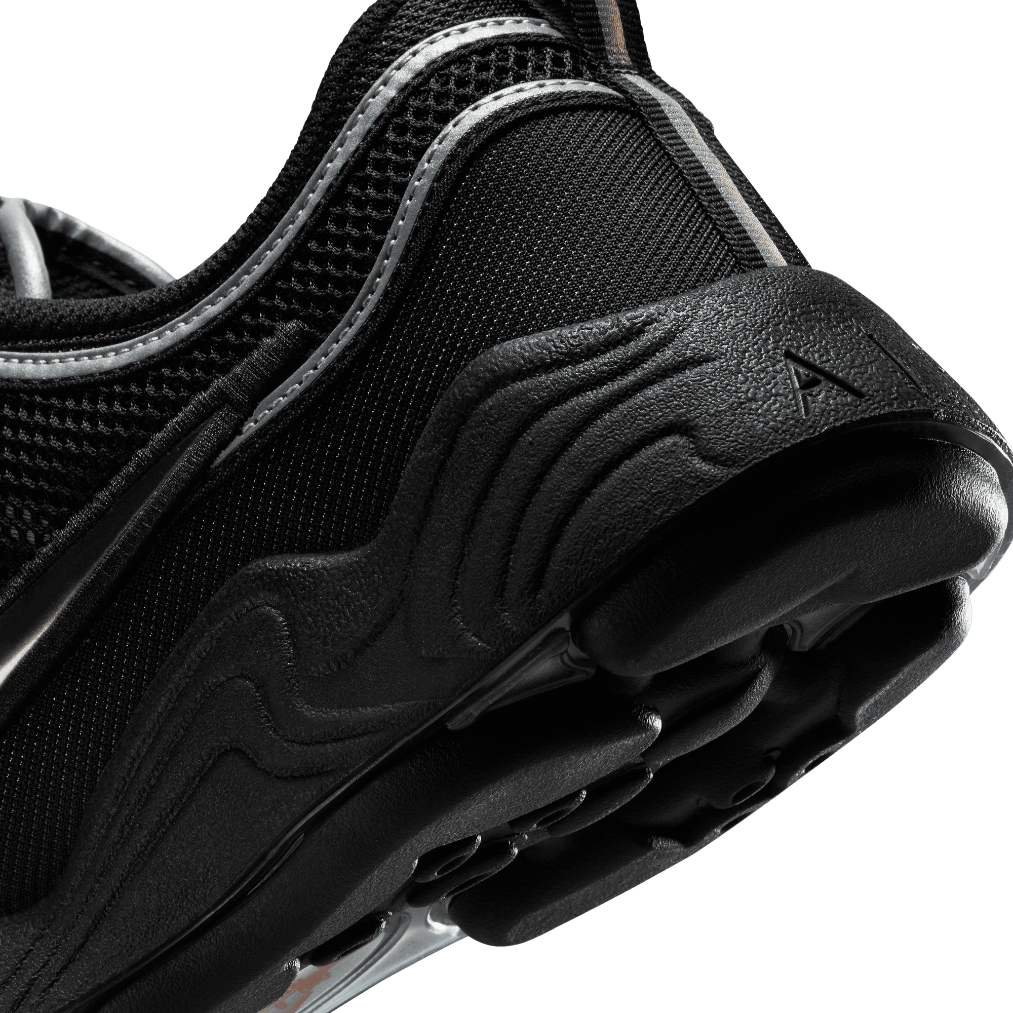 Nike Air Zoom Spiridon Running Shoes - Black/Metallic Silver for Men | Lightweight & Cushioned for Training, Jogging & Gym Workouts