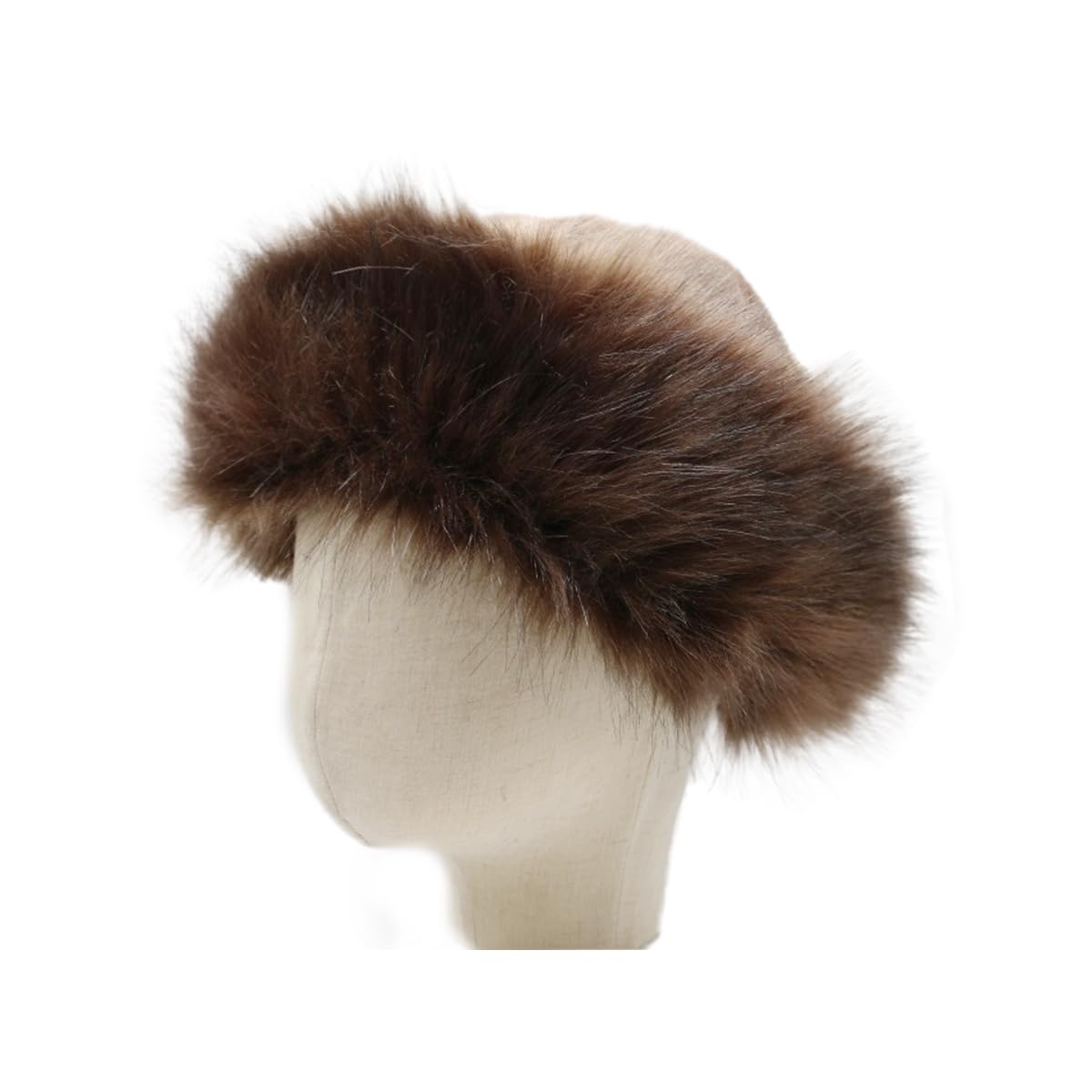 Faux Fur Winter Hat Headband - Russian Style Warm Cap for Women & Men - Cozy Snow Hat for Cold Weather, Outdoor Activities & Fashion