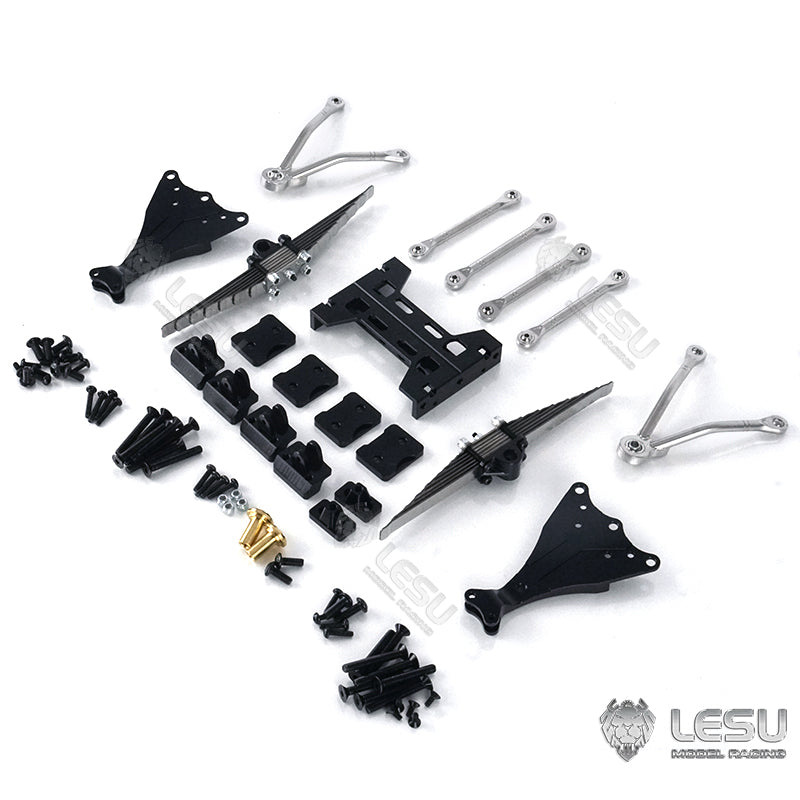 LESU Small Axles Q911 1/14 Scale Metal Rear Suspension Kit for TAMIYA RC Tractor Truck & Trailer - DIY Remote Control Dumper Model Car Parts for Off-Road RC Vehicle Customization & Crawler Upgrades