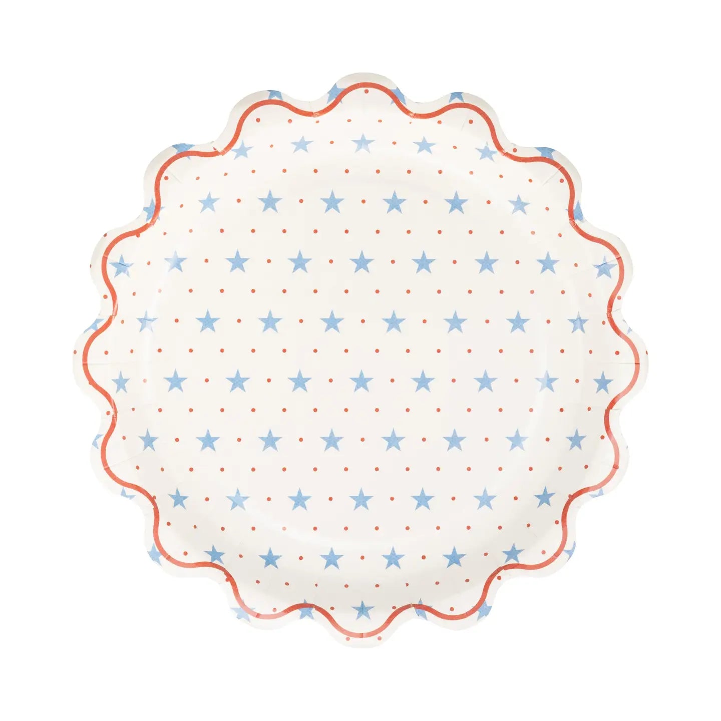 Hamptons Petite Stars 9-Piece Dinner Plate Set - Elegant Bone China Plates for Formal Dining, Tea Parties & Special Occasions