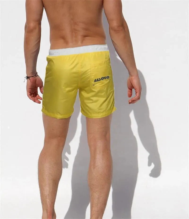 Men's Quick-Dry Swim Trunks with Pockets - Comfortable Beach Shorts for Surfing, Swimming & Summer Outdoor Activities