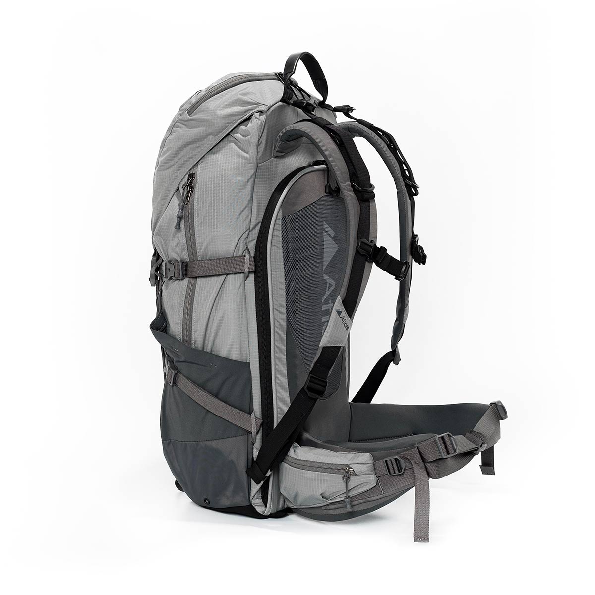 Atlas Athlete Medium Backpack - Waterproof Laptop Backpack for Men & Women, 30L Travel Backpack with USB Charging Port, Gray - Perfect for Gym, Work, School & Outdoor Adventures