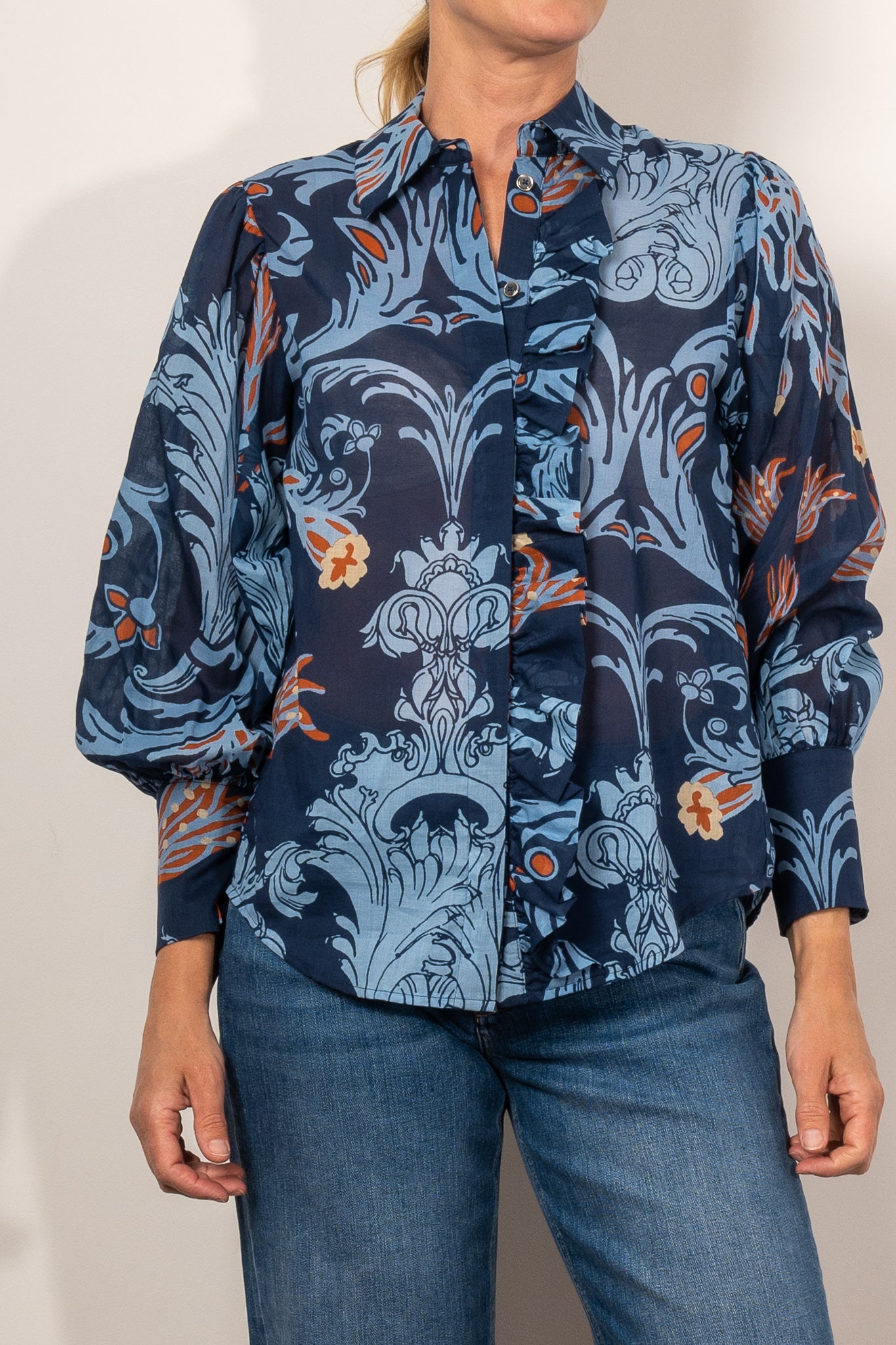 COOP by Trelise Cooper Women's Truffle Ruffle Blouse - Elegant Feminine Top for Office, Date Night & Special Occasions