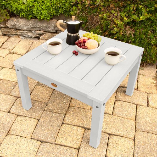 2-Pack Lehigh Patio Garden Chairs with 1 Square Side Table - Outdoor Furniture Set for Backyard, Poolside & Balcony Relaxation