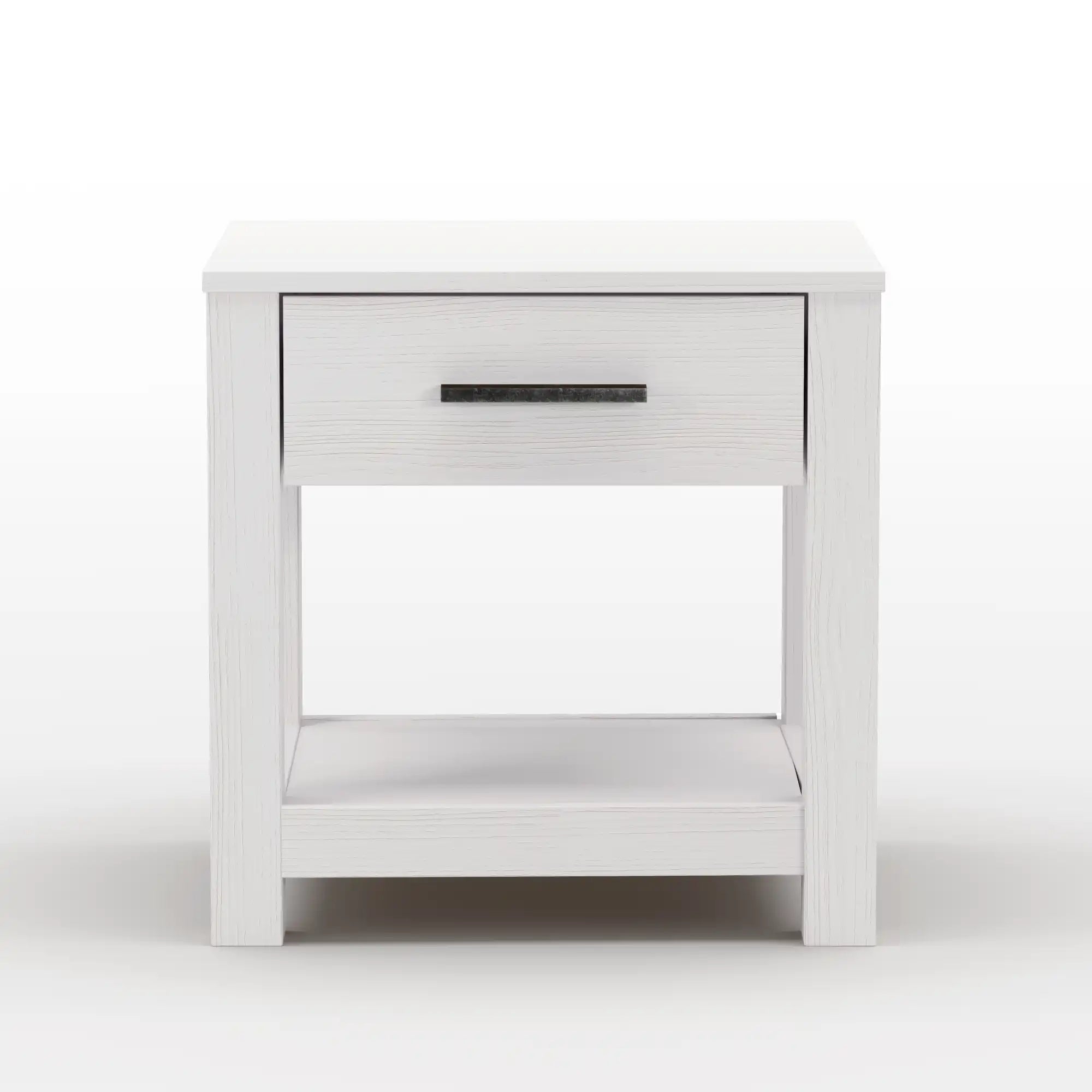 Modern One Drawer Nightstand - Slim Bedside Table with Storage for Small Spaces - Perfect for Bedrooms, Apartments & Dorms
