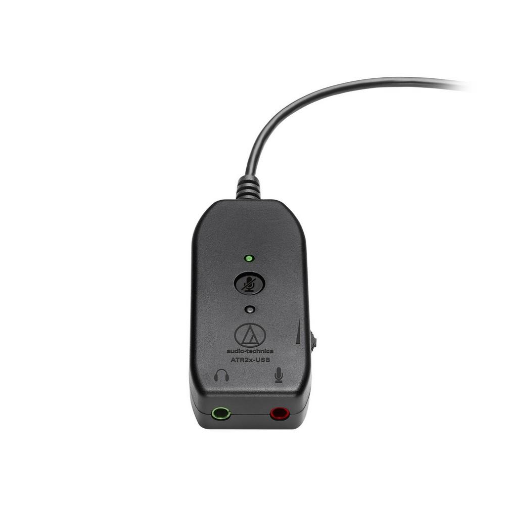 Audio Technica ATR2x USB Digital Audio Adapter - 3.5mm to USB Converter for Podcasting, Streaming & Home Recording Studio Setup