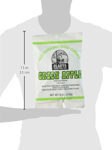 Claey's Green Apple Hard Candy - 2 Bags | Sour & Sweet Flavor | Bulk Candy for Parties, Halloween Treats & Office Snacks