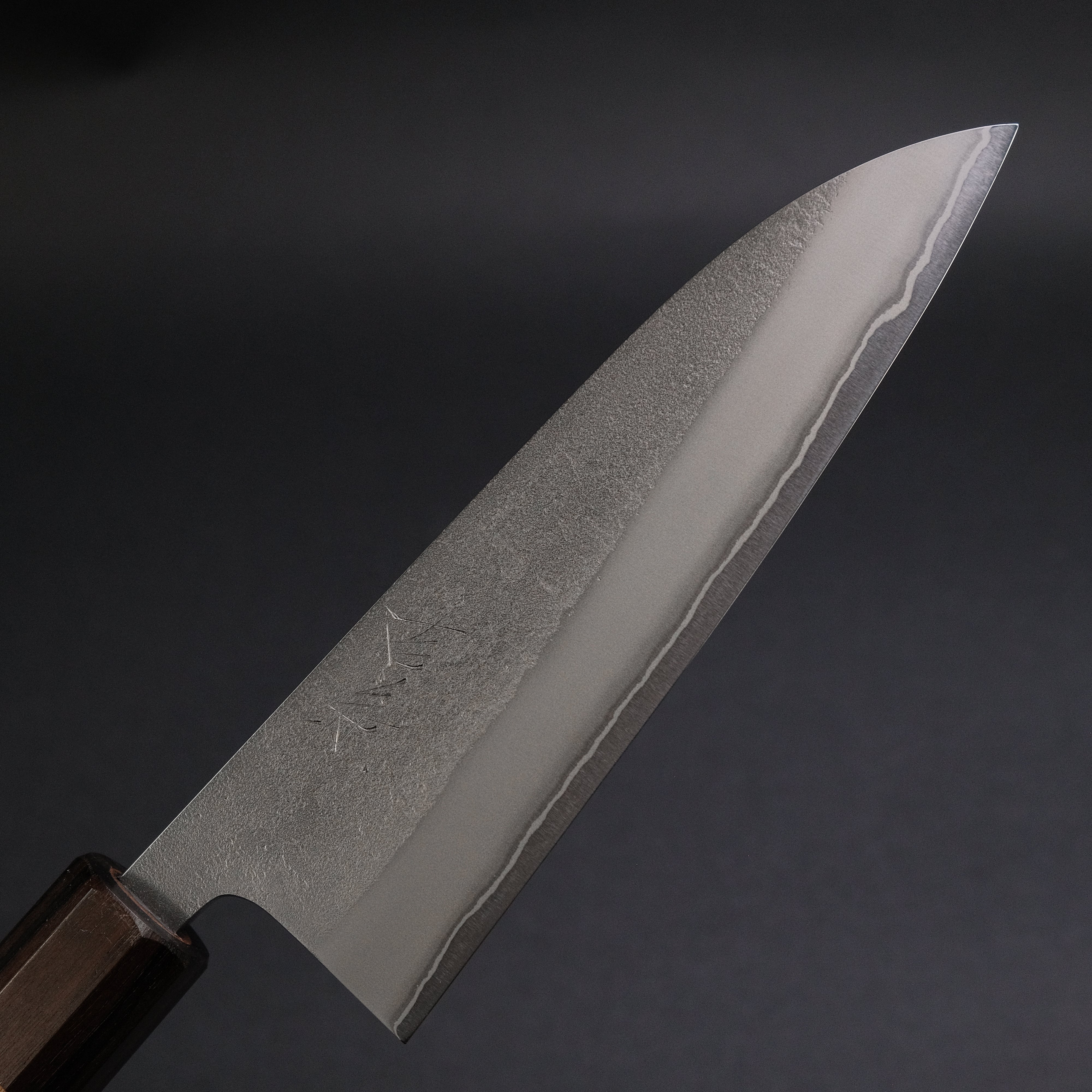 Yoshikane White #2 Nashiji Santoku Knife 165mm with Enju Handle - Premium Japanese Kitchen Knife for Slicing, Dicing & Chopping Vegetables, Meat & Fish