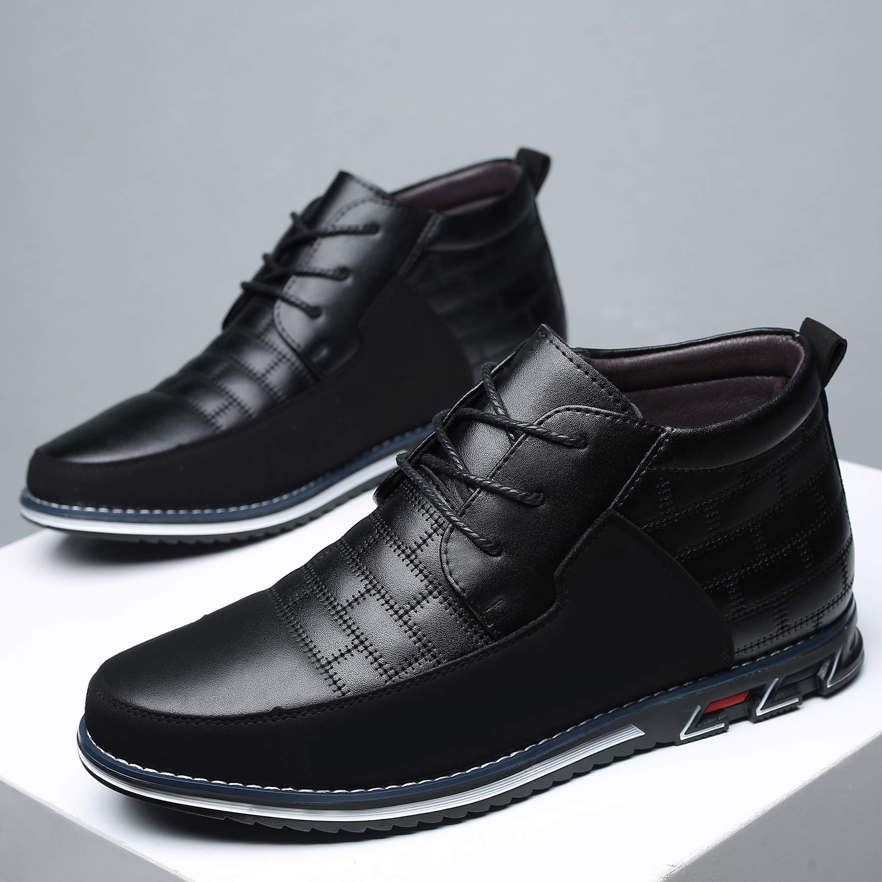 COSIDRAM Men's Casual High-Top Loafers - Comfortable Walking Sneakers Boots for Men | Perfect for Daily Wear, Office & Outdoor Activities