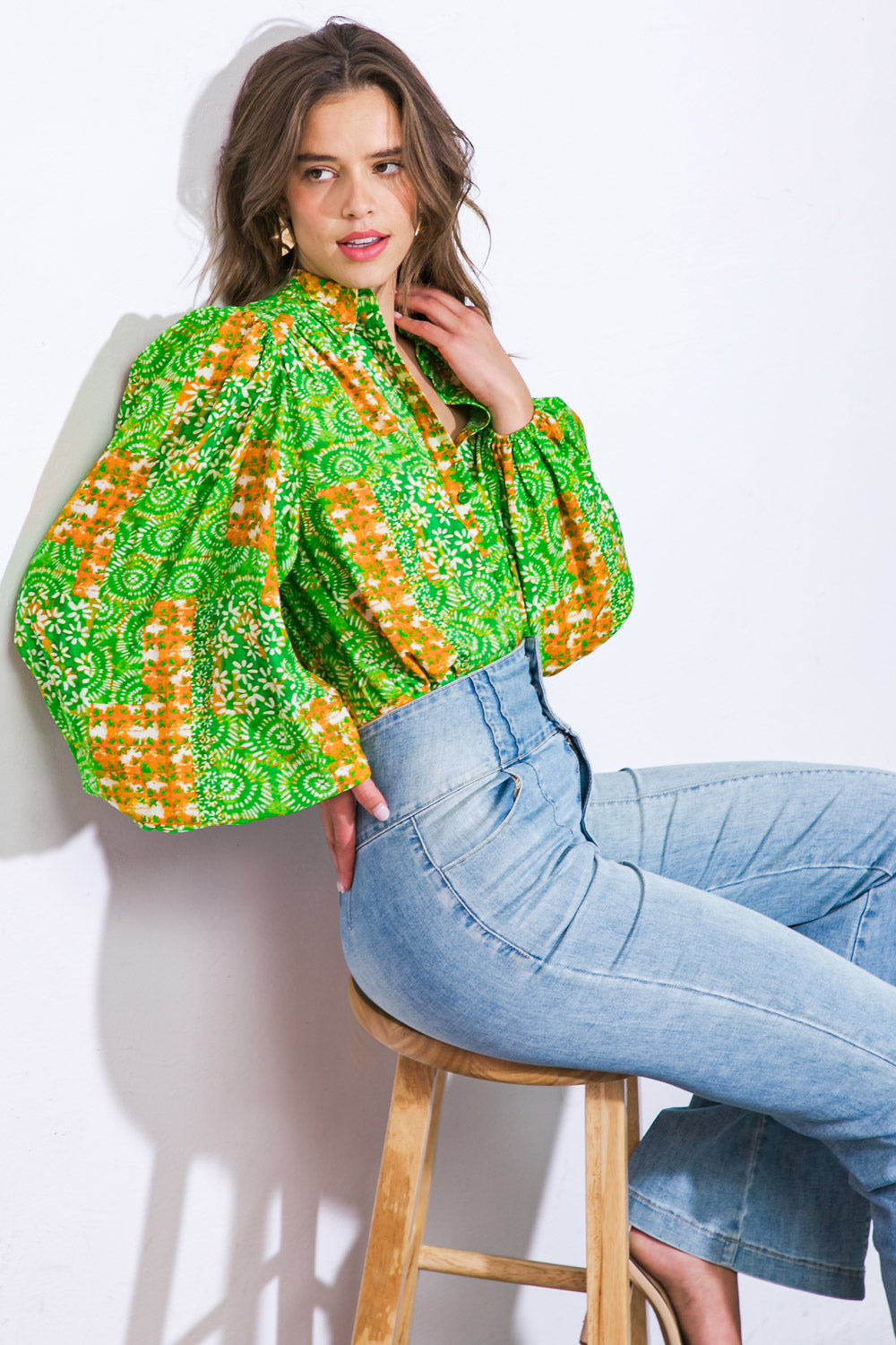 ALL OF MY LOVE Woven Top - Women's Stylish Casual Blouse for Everyday Wear | Perfect for Office, Date Night & Weekend Outfits