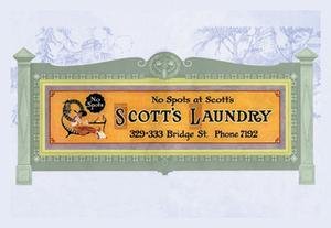 Scott's Laundry Fine Art Canvas Print - 20x30 Inches Wall Decor for Living Room, Bedroom & Office - High-Quality Gallery Wrapped Ready to Hang