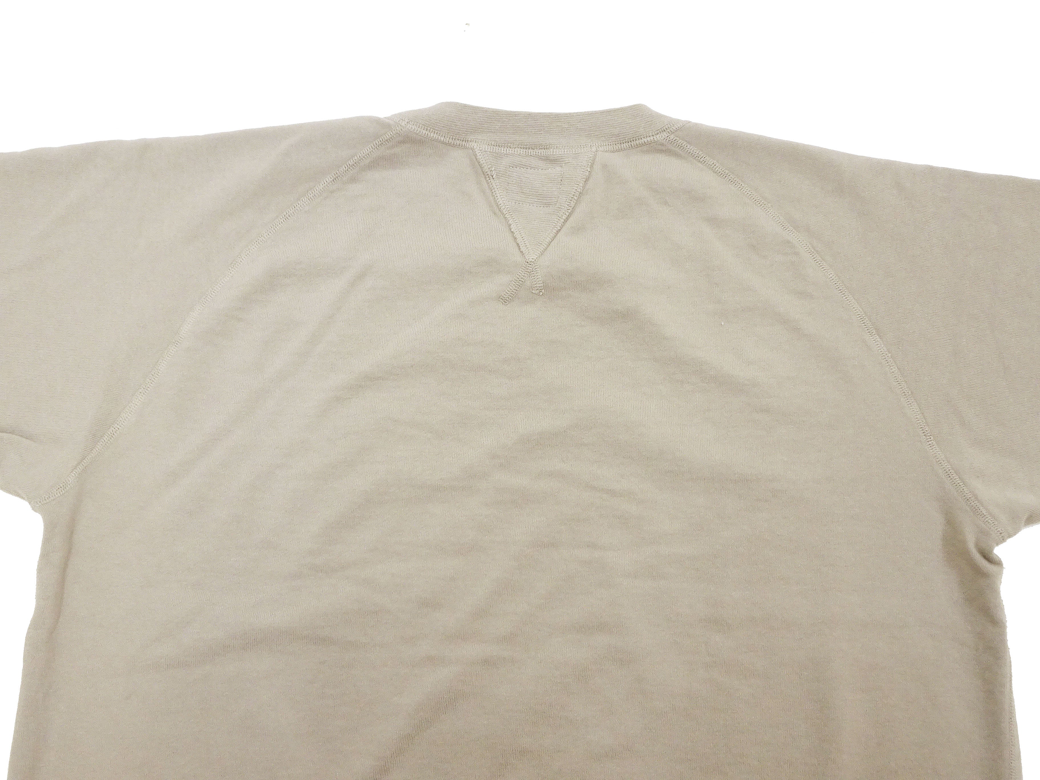 TOYS McCOY Men's Plain Short Sleeve Sweatshirt - Solid Color French Terry Fabric Tee Shirt TMC2429 in Faded Sand Beige | Casual Wear, Street Style & Everyday Comfort