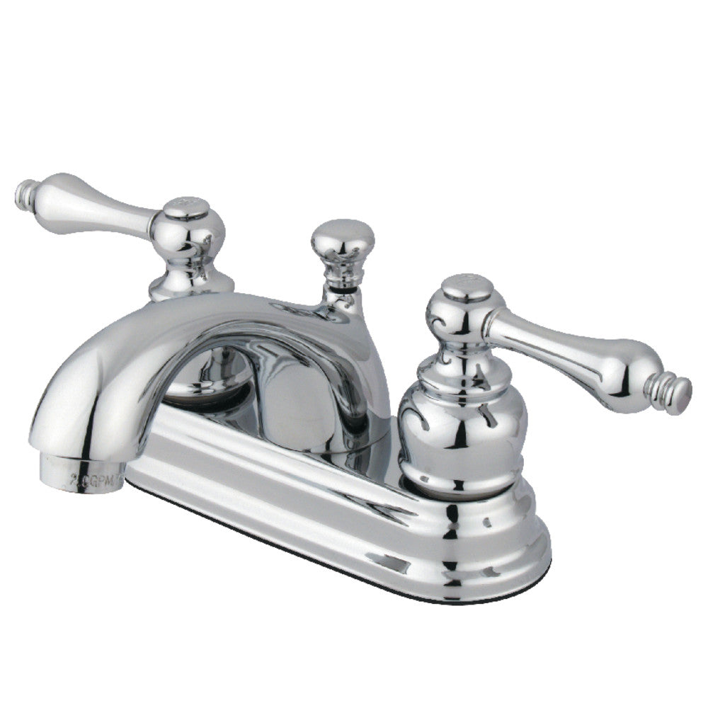 Kingston Brass GKB2601AL 4-Inch Centerset Bathroom Faucet - Polished Brass Finish for Vanity Sink, Perfect for Modern Bathroom Renovation and Home Upgrade