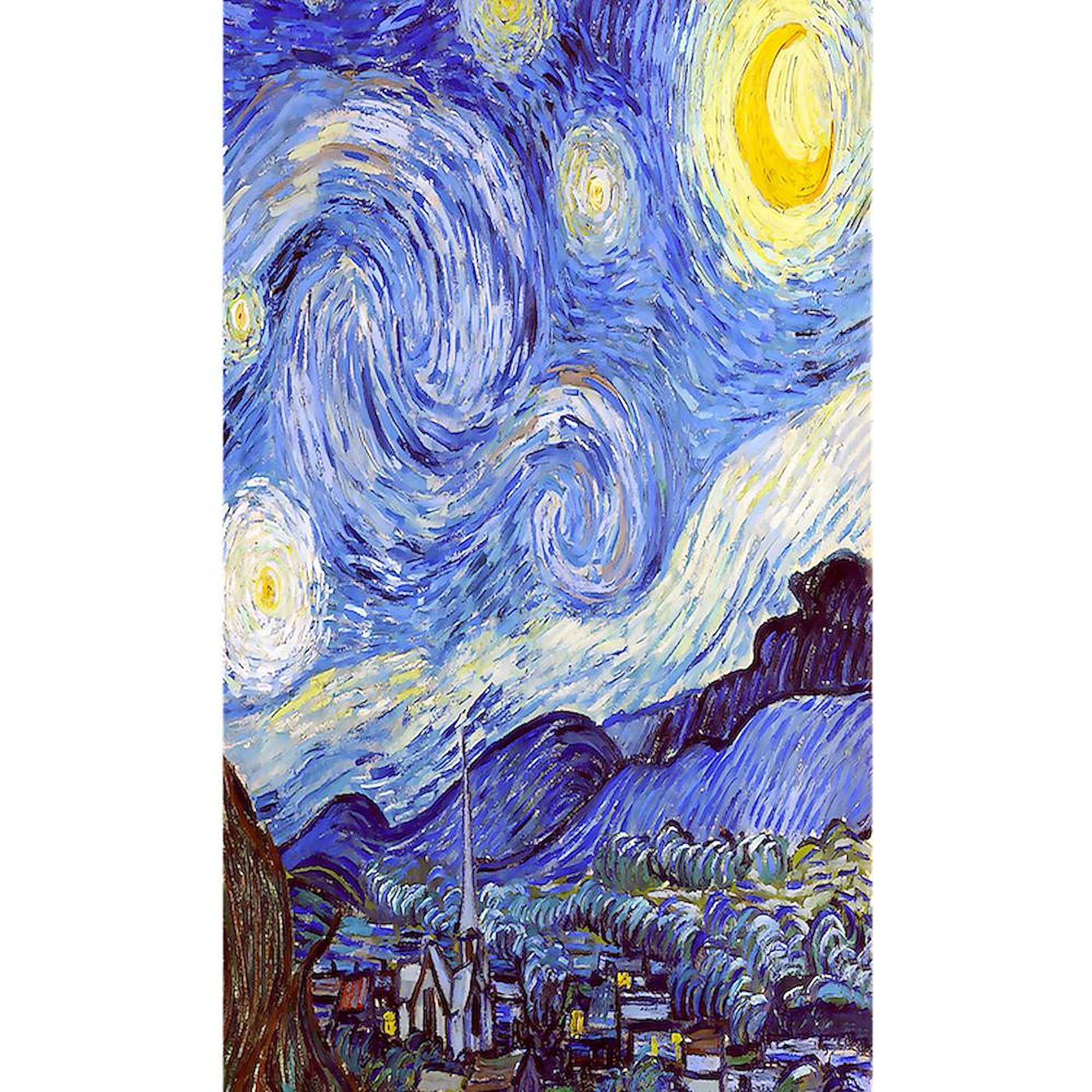 Starry Night Van Gogh Area Rug - Non-Slip Decorative Throw Rug for Living Room, Bedroom, Office - Inspired by Van Gogh's Famous Painting - Perfect for Home Decor and Gifts