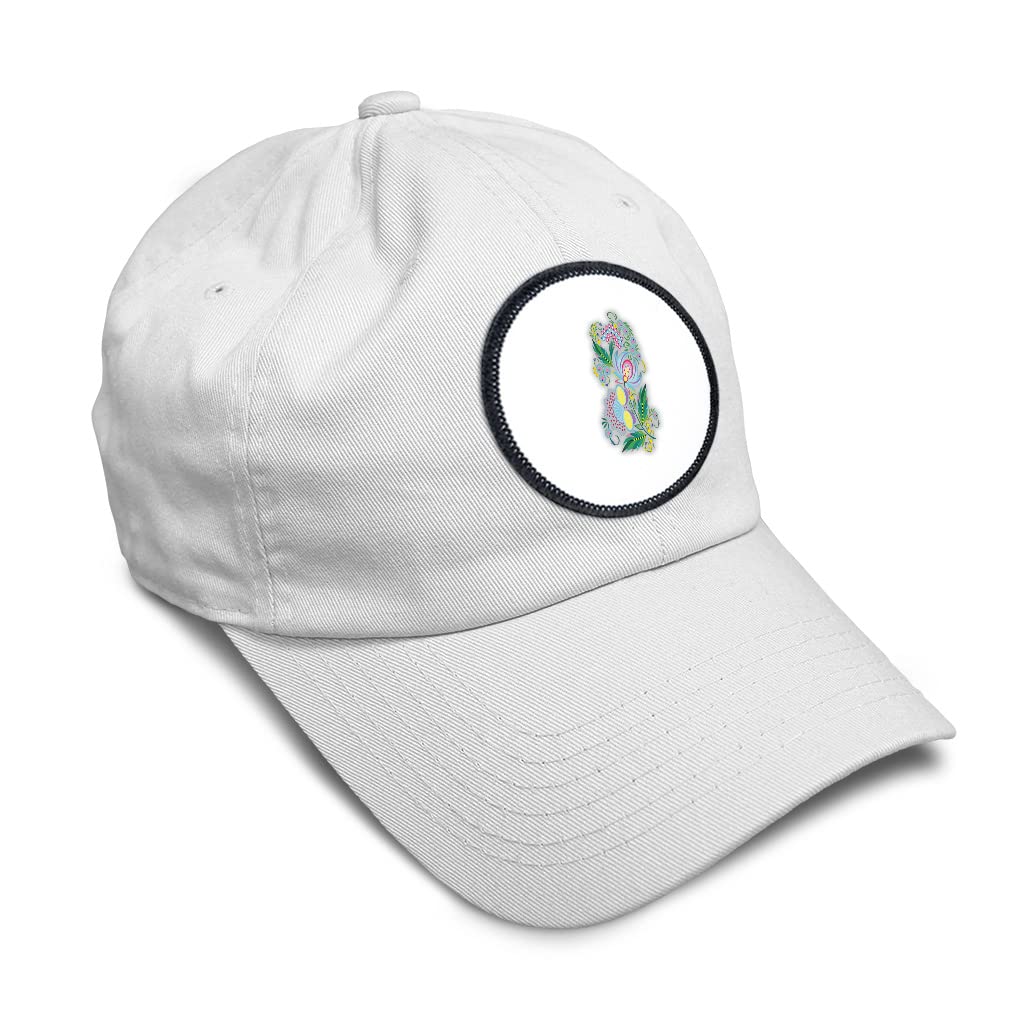 Vintage Floral Baseball Cap - Soft Cotton Adjustable Hat with Colorful Flowers & Nature Plants Design for Women & Men | Perfect for Outdoor Activities, Hiking, and Casual Wear