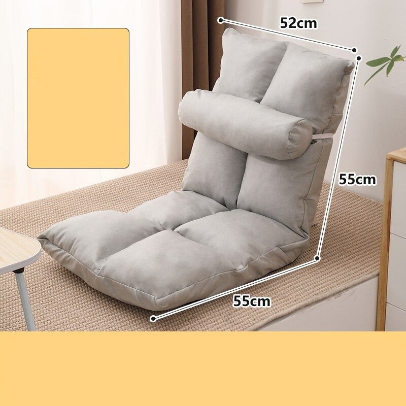 Comfortable Tatami Foldable Recliner Sofa Chair - Adjustable Backrest for Living Room, Bedroom & Outdoor Relaxation | Perfect for Lounging, Napping & Reading