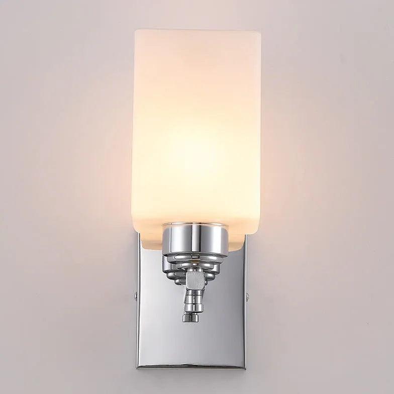 Single Wall Light White - Modern LED Sconce for Living Room, Bedroom & Hallway Lighting | Dimmable Indoor Wall Lamp for Home Decor