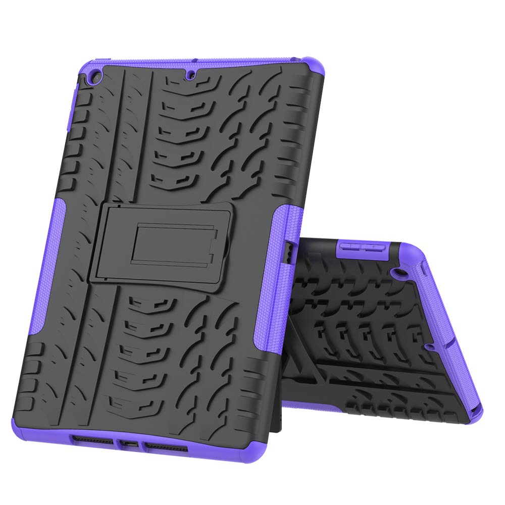 Shockproof iPad 10.2 Case for 7th/8th Generation (2019/2020) - Ultra Durable Hard Plastic Cover with Kickstand, Rugged Bumper & Anti-Scratch Protection | Perfect for Travel, Work & School Use