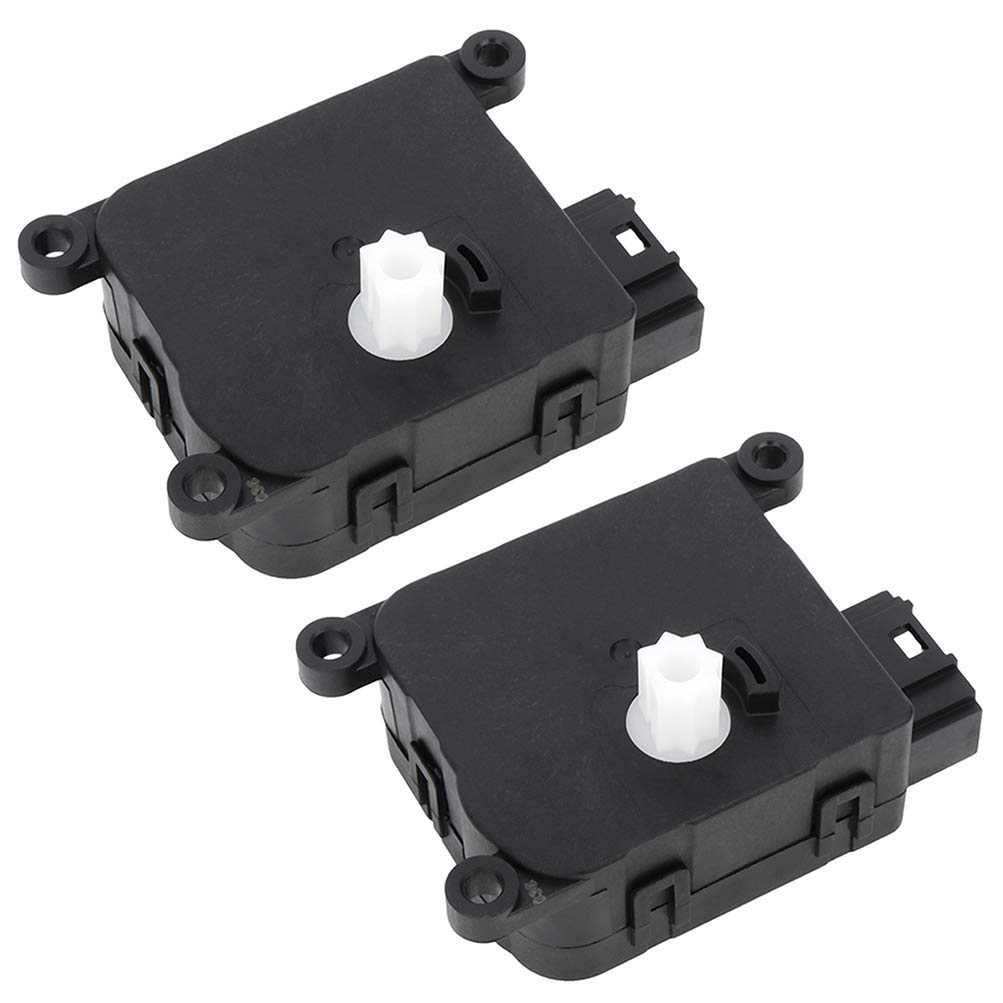 LUJUNTEC 2PCS Blend Door Actuator Replacement for Dodge Nitro 2007-2011 & Jeep Liberty 2008-2012 - HVAC Air Door Actuator, Climate Control Motor - Perfect for AC/Heater Repair & Auto Maintenance