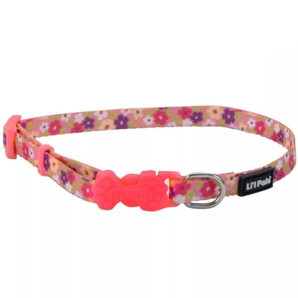 Adjustable Dog Collar for Small Dogs - Soft Nylon Pet Collar with Buckle - Perfect for Walking, Training & Daily Use