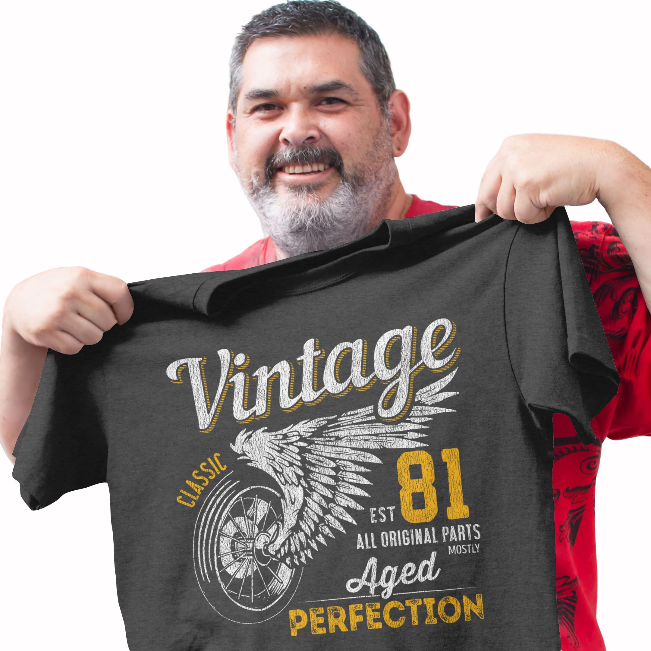 1980 Vintage Birthday Tshirt for Men - 40th Birthday Gift Idea - Perfect for Parties & Celebrations