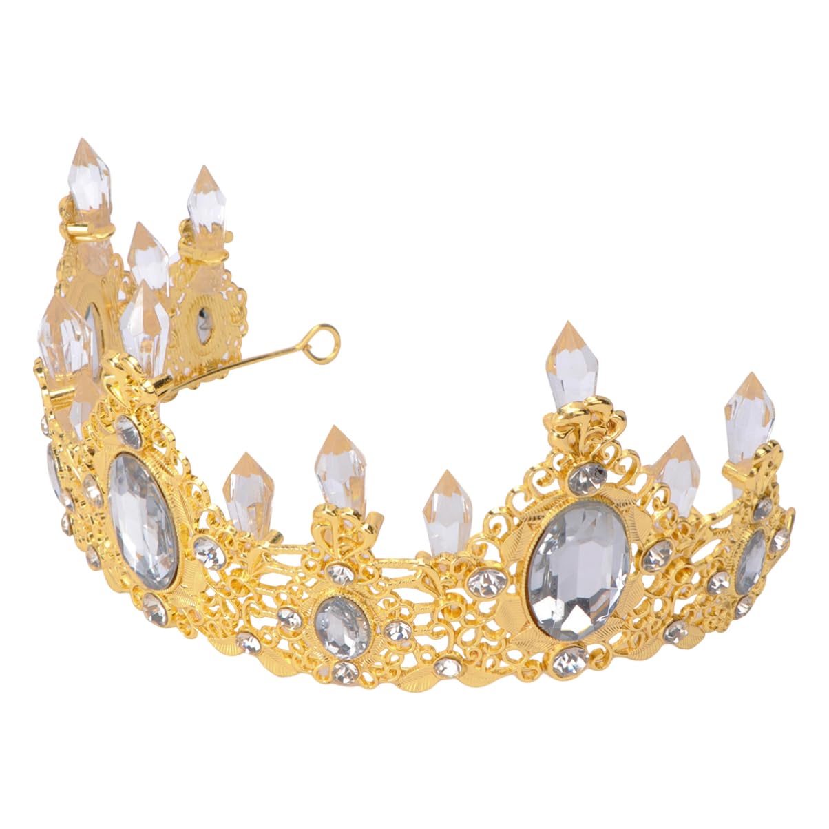 POPETPOP 1pc Crystal Bridal Tiara Headband - Rhinestone Wedding Hair Accessories for Bride, Bridesmaid, Kids & Birthday Party | Perfect for Weddings, Prom, Pageants & Special Occasions