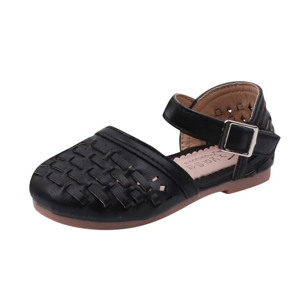 Girls Princess Sandals - Mary Jane Flats for Toddler Dress & Ballet