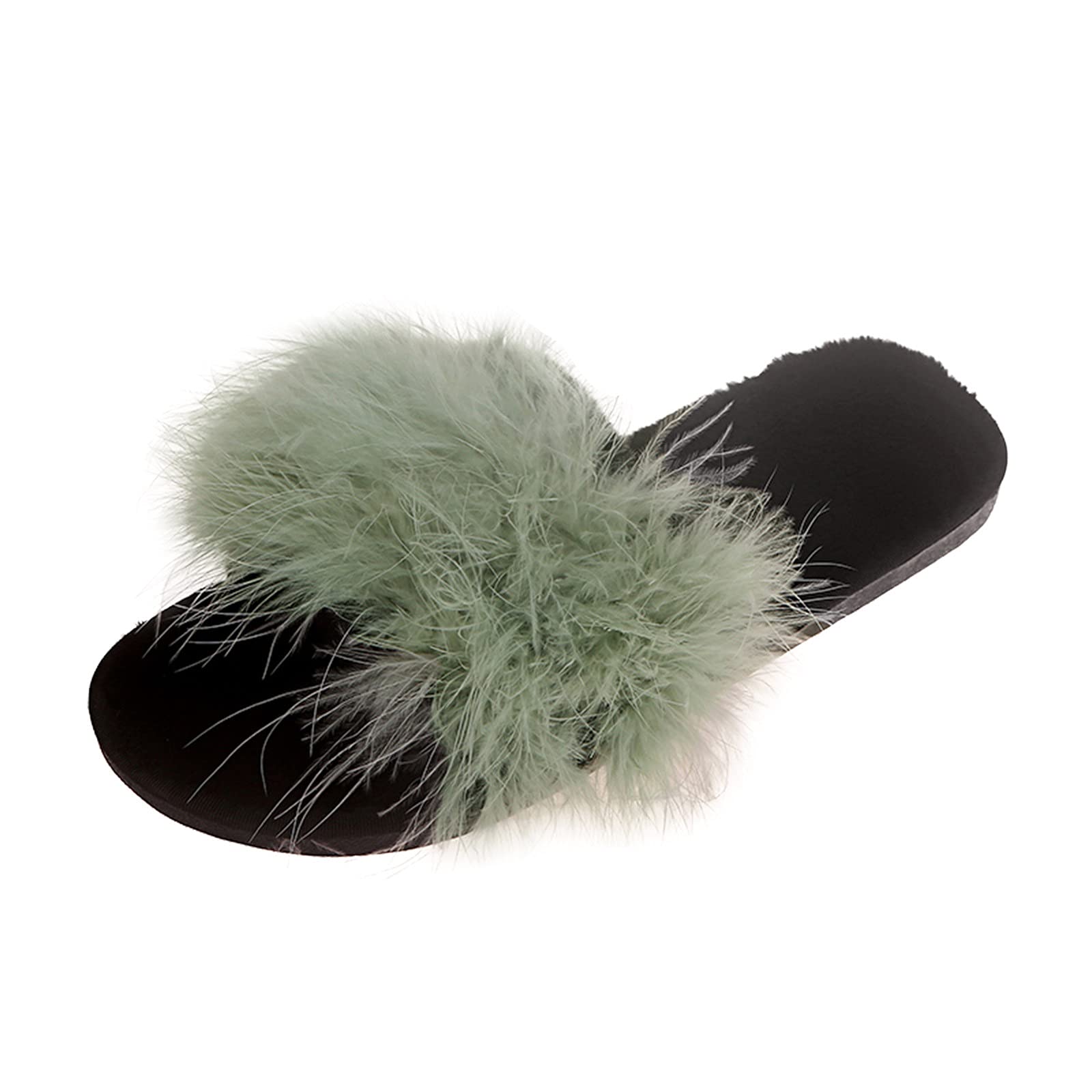 Women's Plush Memory Foam Slippers - Soft Round Toe Casual House Shoes with Non-Slip Sole for Indoor Comfort, Lounge Wear & Cozy Home Relaxation