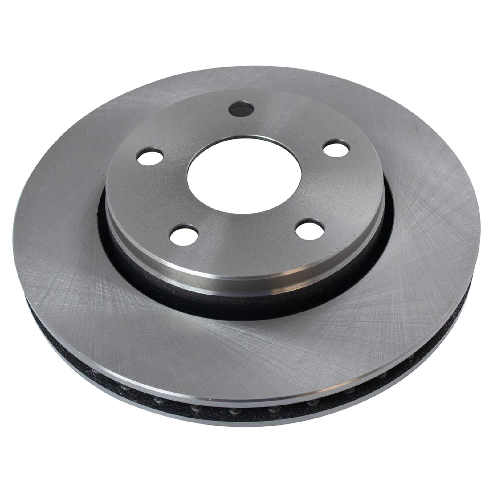 TRQ Front Brake Pad and Rotor Kit - Semi-Metallic Brake Pads & Rotors for 2007-2018 Jeep Wrangler JK - Perfect for Off-Roading, Daily Commuting, and Enhanced Stopping Power