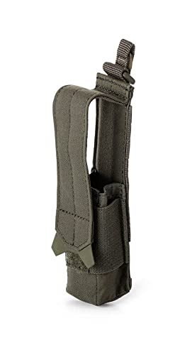 5.11 Tactical Flex Flashlight Pouch - MOLLE Compatible Velcro Accessory Pocket for Flashlights & Tools (Style 56660) | Perfect for Hiking, Camping & Tactical Gear Organization
