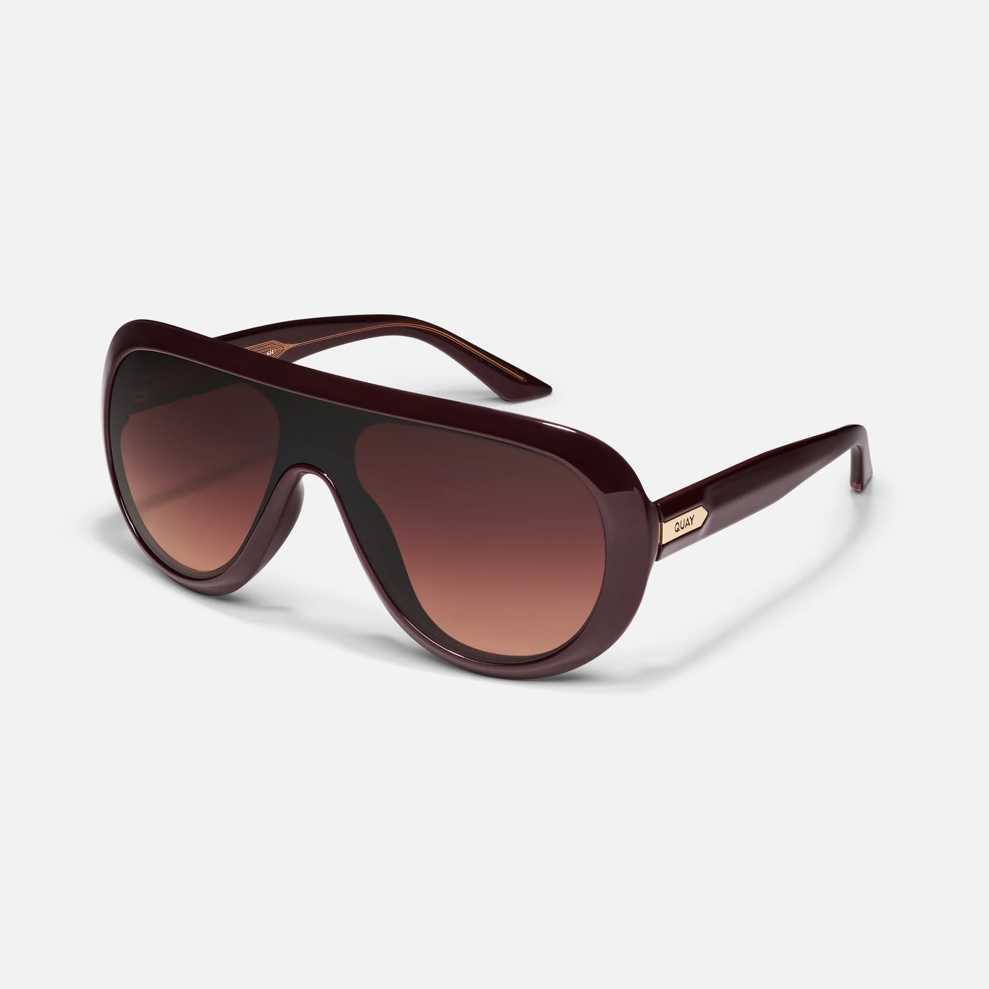 Quay Australia Set List Sunglasses - Trendy Cat Eye UV Protection for Women - Perfect for Beach, Driving & Outdoor Activities