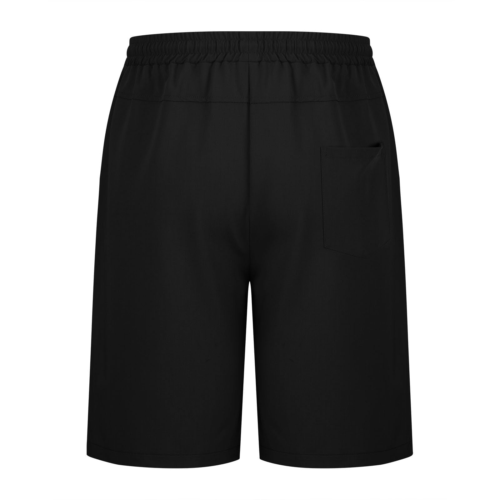 **Men's Athletic Shorts - Summer Casual Cargo Shorts with Elastic High Waist & Drawstring - Workout, Golf, Running, Gym - Comfortable Stretch Fabric with Pockets**    *(Perfect for Outdoor Activities, Sports, Travel & Everyday Wear)*