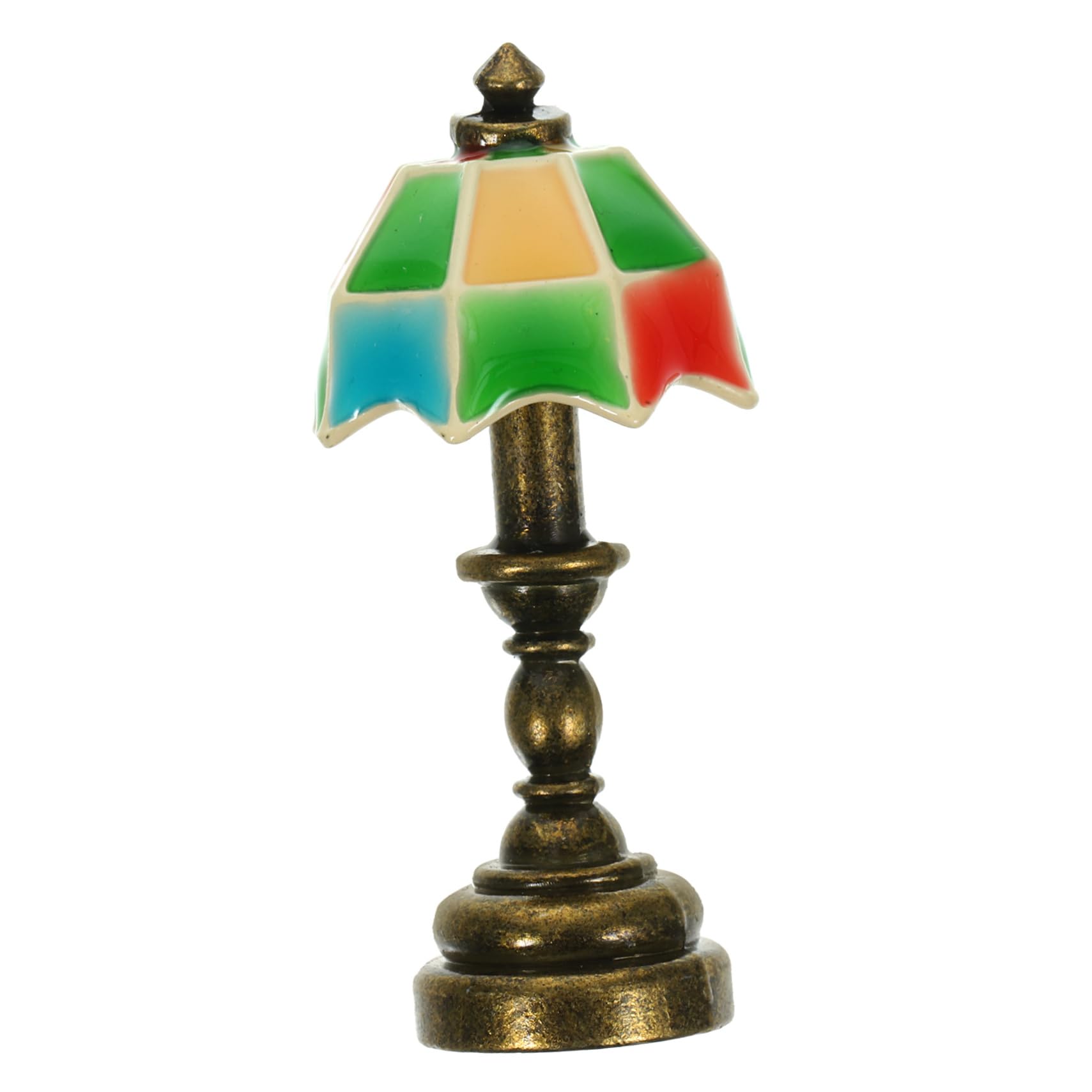 Tofficu Miniature LED Floor Lamp - Decorative Dollhouse Lighting, DIY Mini House Furniture, Bedside Lamp for Miniature Models & Toys - Perfect for Dollhouse Decor, Mini Room Setup, and Collectible Displays
