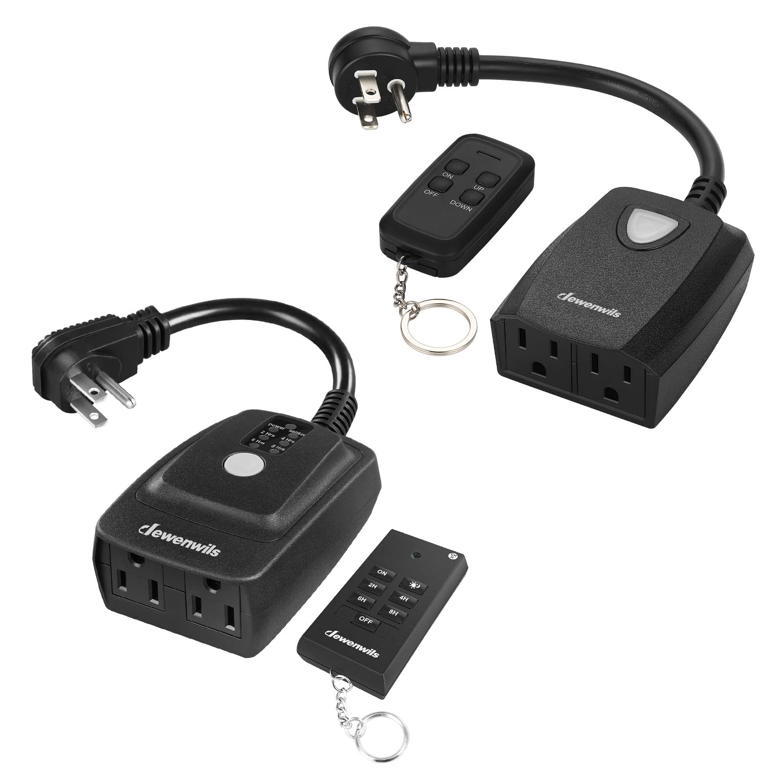 DEWENWILS Outdoor Dimmer and Timer Combo for String Lights - Waterproof, FCC & UL Certified - Perfect for Patio, Garden, and Backyard Lighting