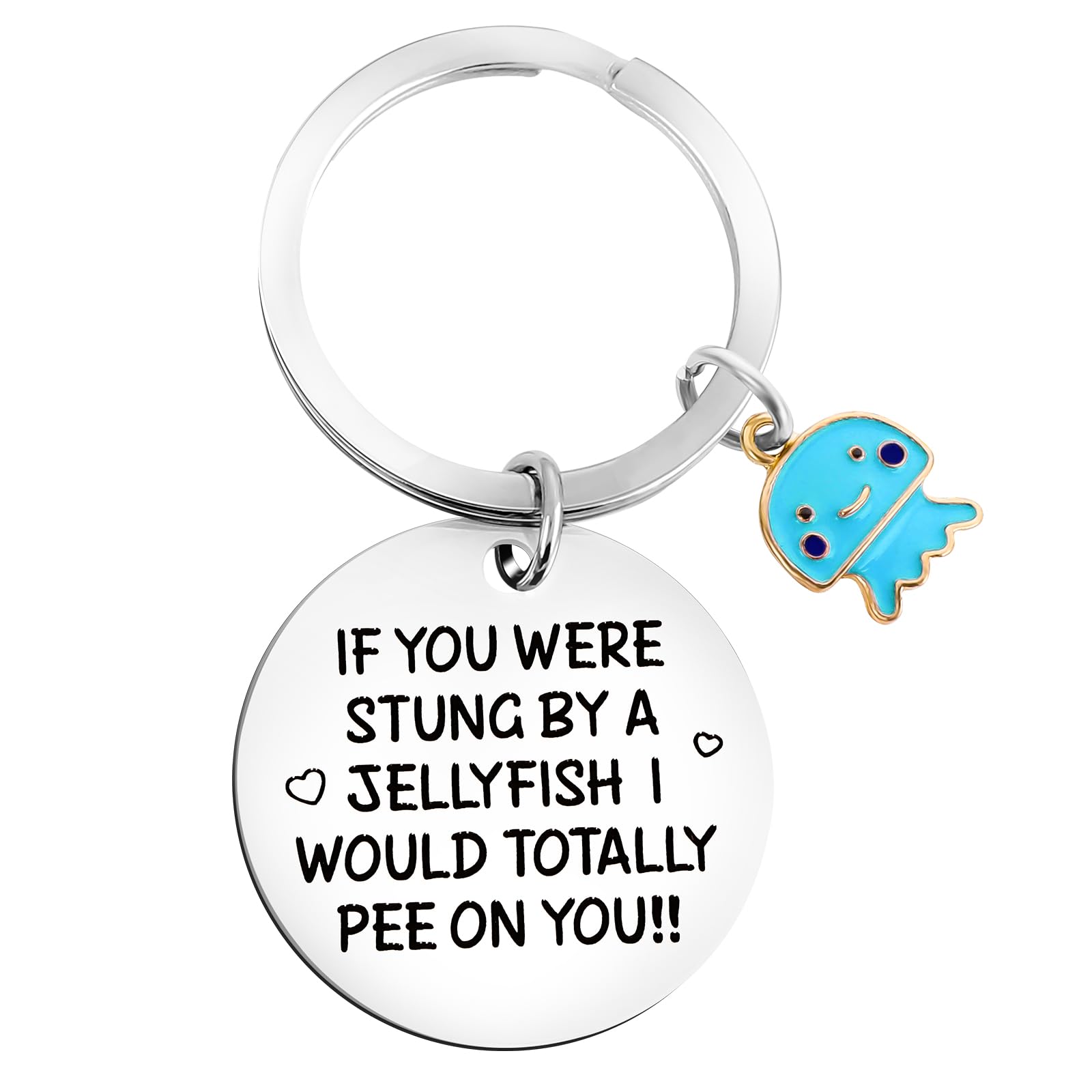 Best Friend Inspirational Keychain - Stainless Steel True Friendship Gift for Women & Men - Funny & Heartwarming Gifts for BFFs, Couples, Graduation - Perfect for Everyday Carry, Travel & Special Occasions