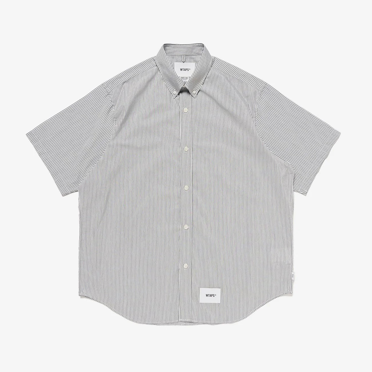 WTAPS 24SS BD 01 Coolmax® Broadcloth Shirt - Breathable & Moisture-Wicking Textile for Summer Outdoor Activities & Casual Wear [241TQDT SHM04]