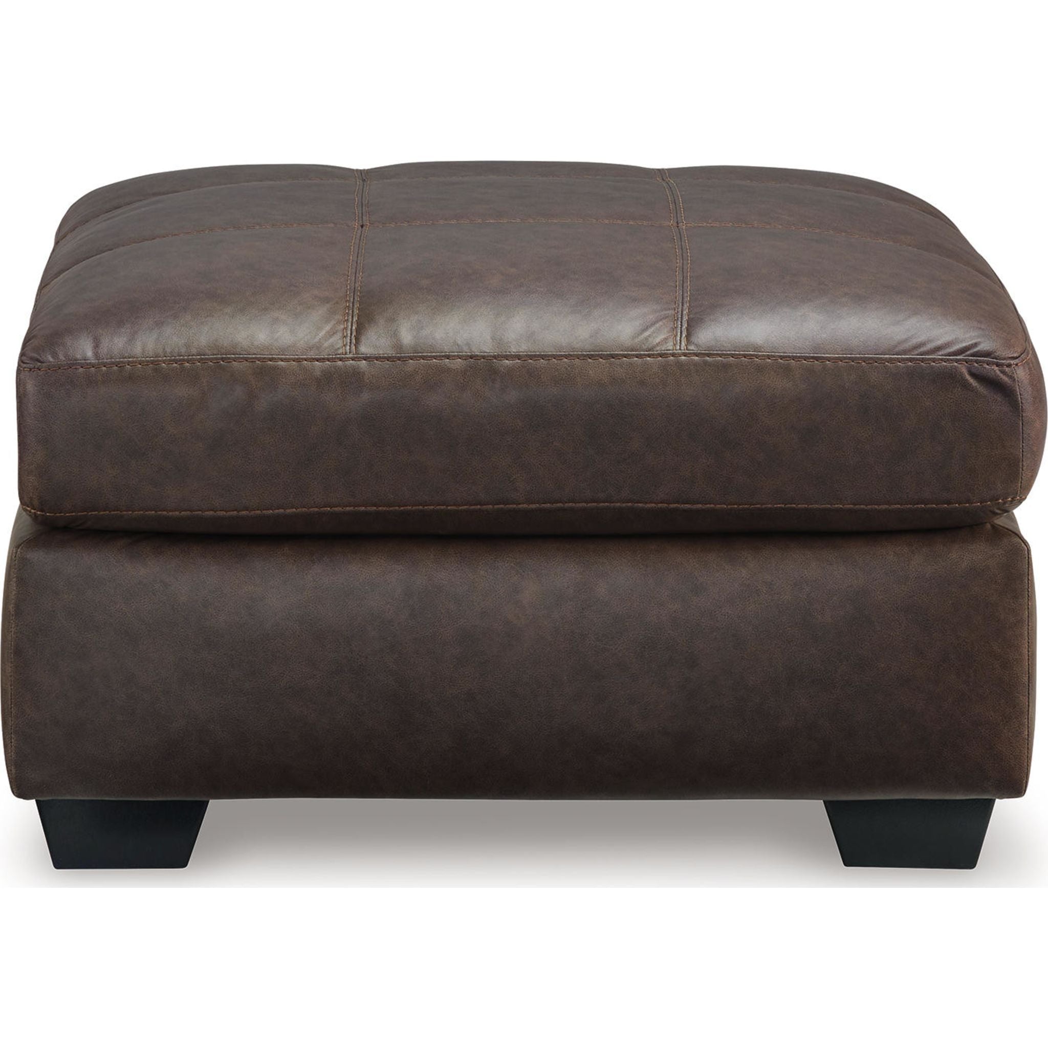Barlin Mills Oversized Accent Ottoman - Large Round Footstool Pouf with Storage, Soft Tufted Upholstery for Living Room, Bedroom & Home Decor