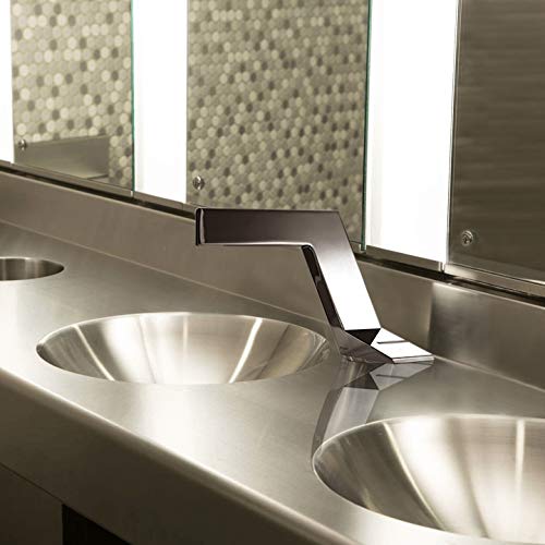 Bravat Commercial Electronic Touchless Faucet - Automatic Sensor Kitchen Sink Faucet for Restaurant, Hotel, Hospital, and Public Restrooms - ADA Compliant, Water Saving, and Hygienic Design