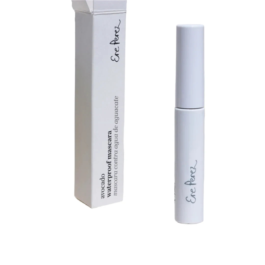 Ere Perez Avocado Waterproof Mascara - Black | Natural & Long-Lasting | Perfect for Swimming, Workouts & All-Day Wear