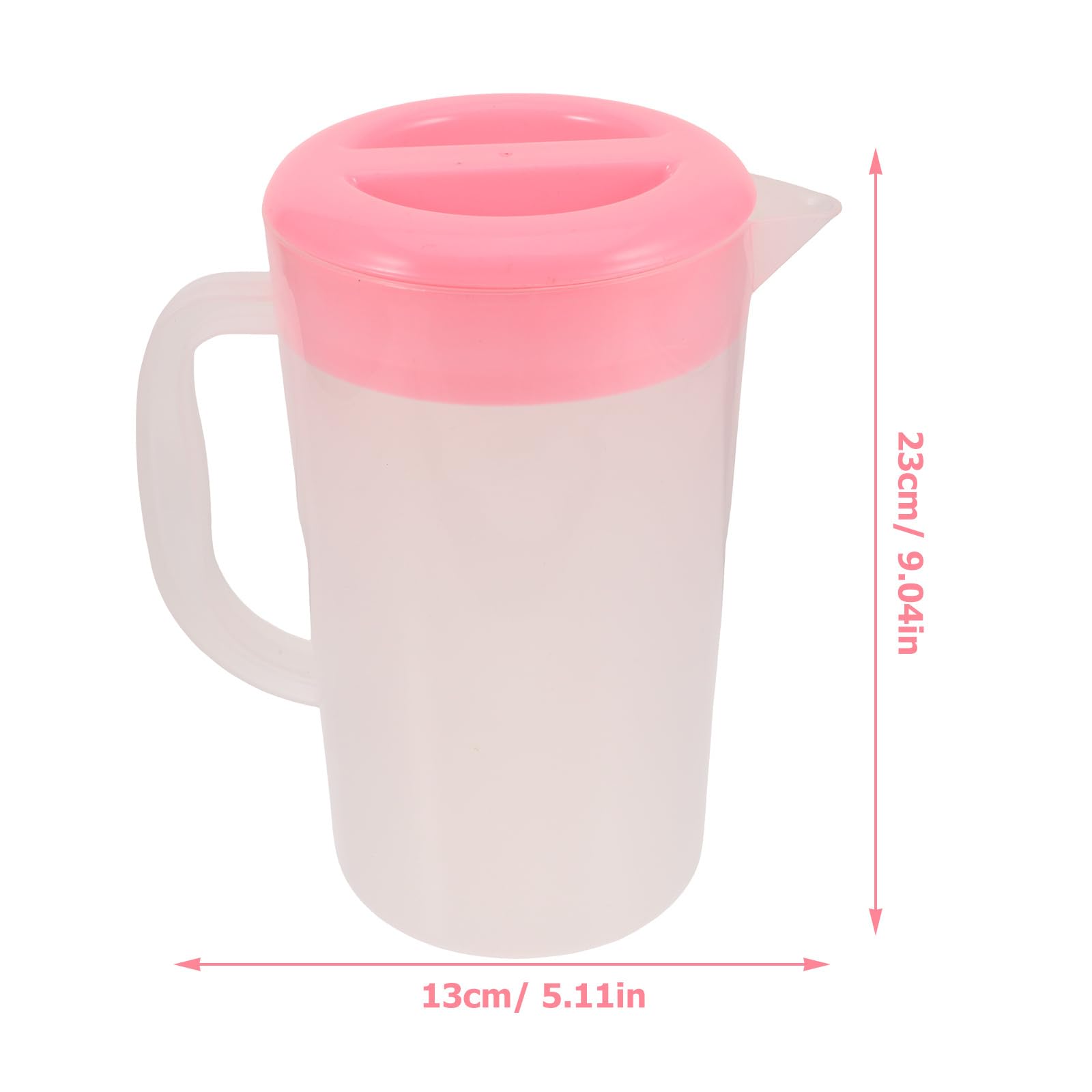 Cabilock 2L Glass Pitcher with Lid - Large Clear Water Jug for Iced Tea, Lemonade & Sun Tea | BPA-Free, Fridge Safe, Shatter-Resistant | Perfect for Parties, Picnics & Home Use