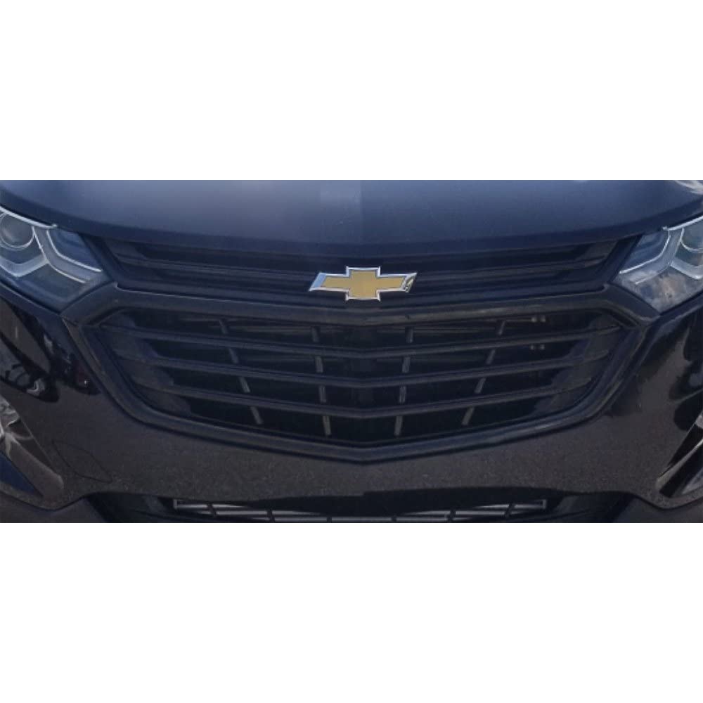 SES Trims - 3-Piece Gloss Black Main Grille for Car Front Bumper Replacement & Customization | Perfect for Auto Upgrades & Restoration Projects