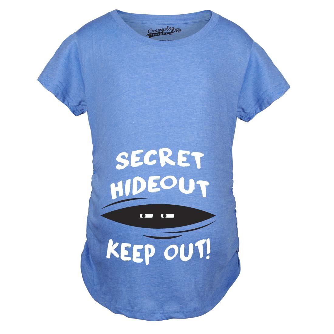 Funny Maternity Shirt with Baby Peeking Design - Cute Pregnancy Tee for Announcements & Photo Shoots - Perfect for Gender Reveals, Baby Showers & Maternity Photos