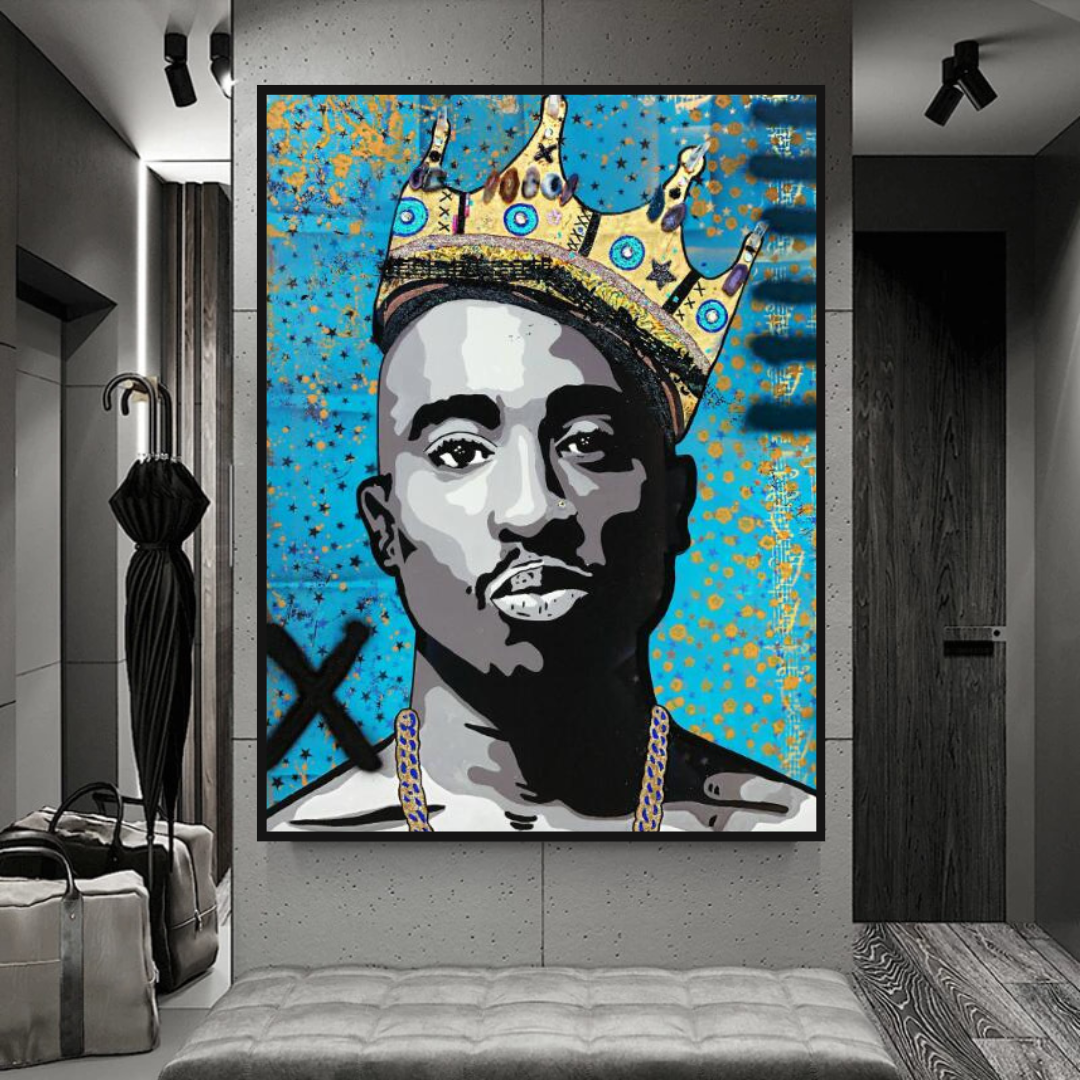 Tupac Poster - Authentic Music Memorabilia & Hip Hop Collectibles for Fans - Perfect for Bedroom, Office & Man Cave Decor