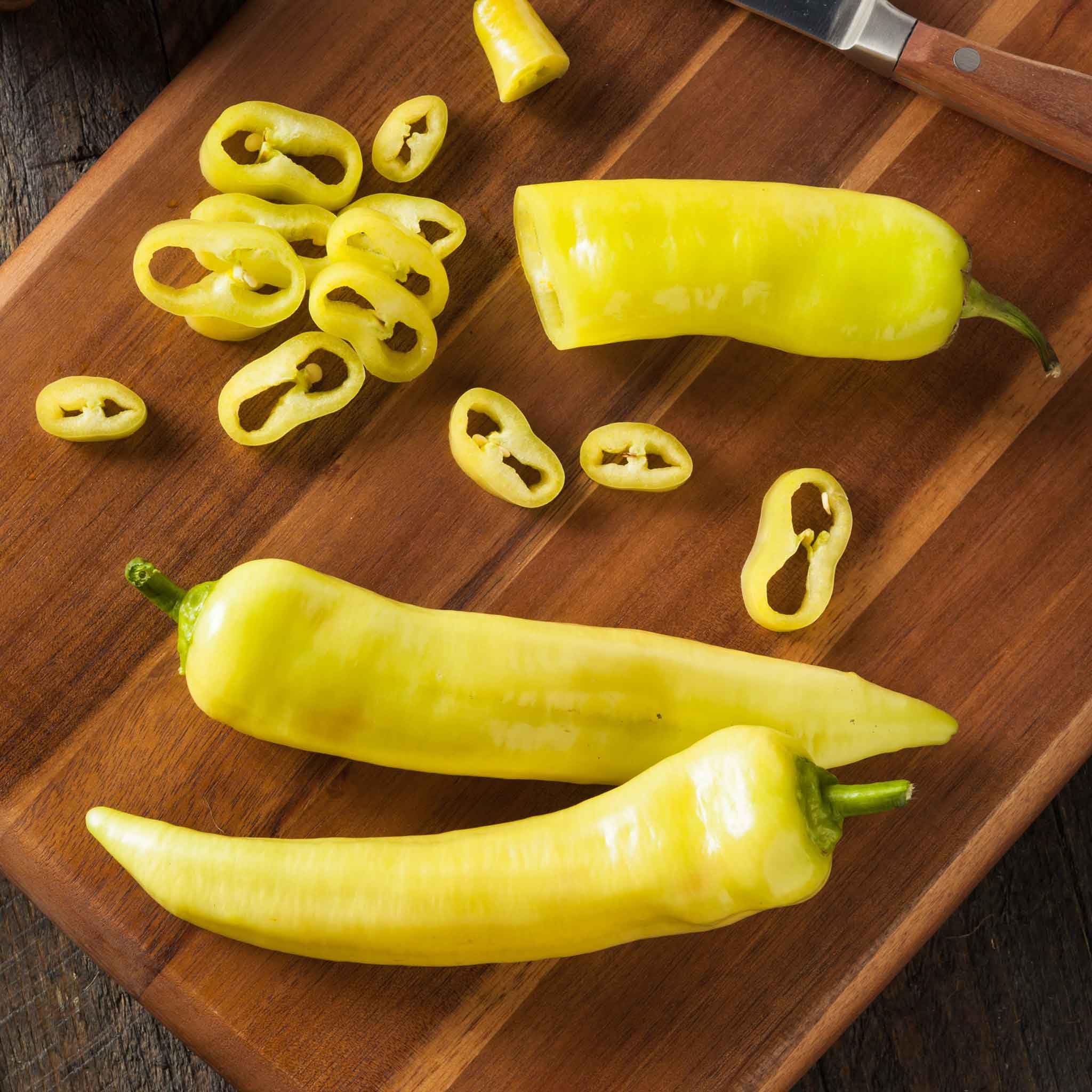 Eden Brothers Hungarian Yellow Hot Wax Pepper Seeds - Non-GMO, Heirloom Variety for Home Gardening, Cooking & Spicy Recipes