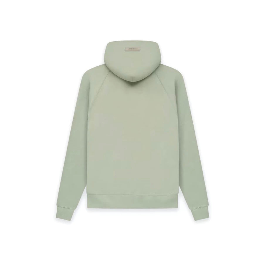 Fear of God Essentials Graphic Pullover Hoodie - Seafoam Green SS22 Collection | Men's Casual Streetwear Sweatshirt for Everyday Wear & Lounge