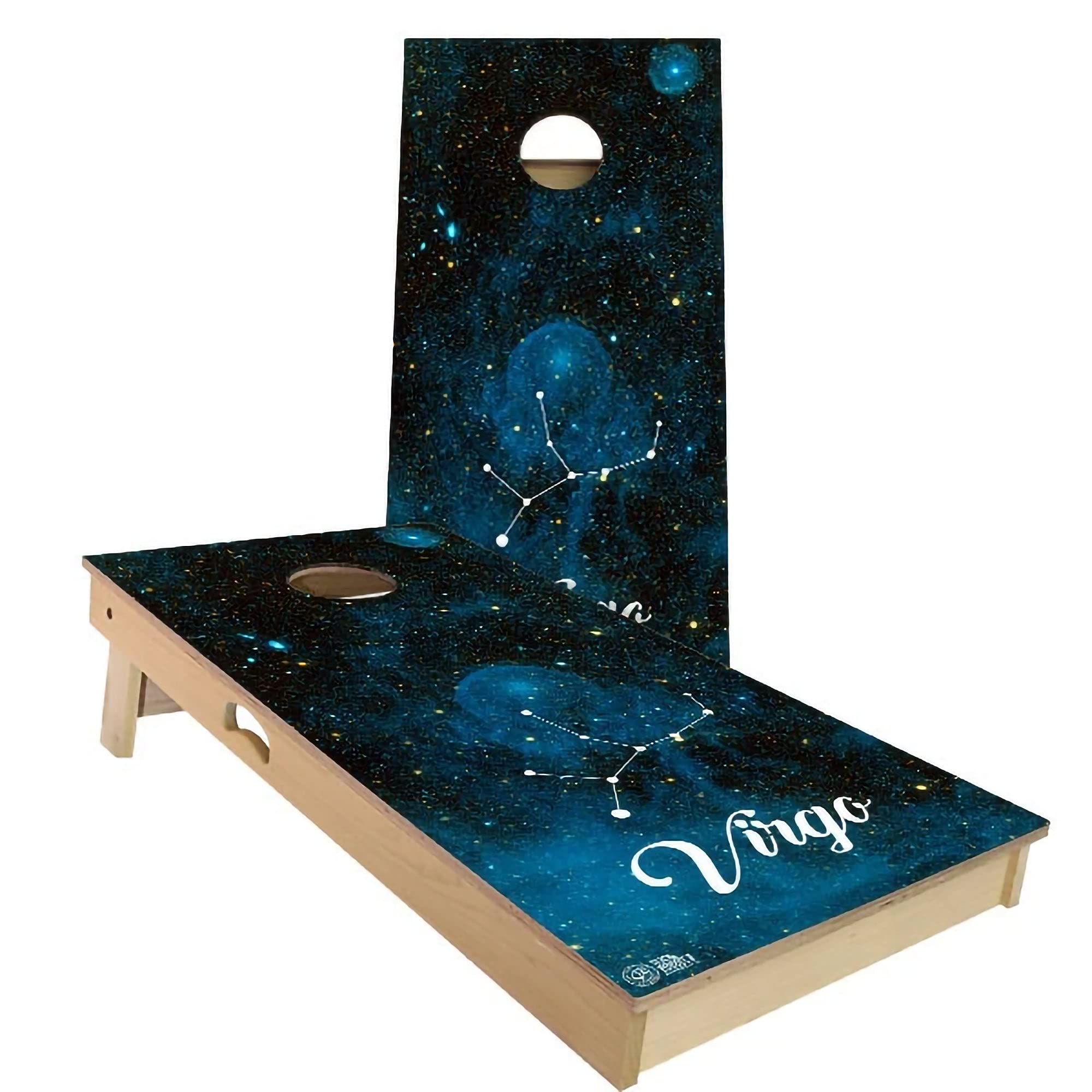Premium Solid Wood Cornhole Set - Customizable Size & Accessories - Made in USA - Perfect for Backyard Parties, Tailgating & Outdoor Games
