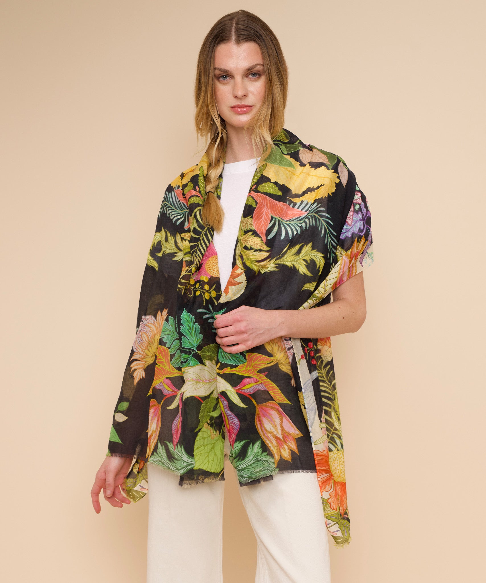 Stylish Oasis Pareo Wrap - Lightweight Beach Cover Up, Swimwear Sarong for Women - Perfect for Poolside, Vacation & Summer Outfits