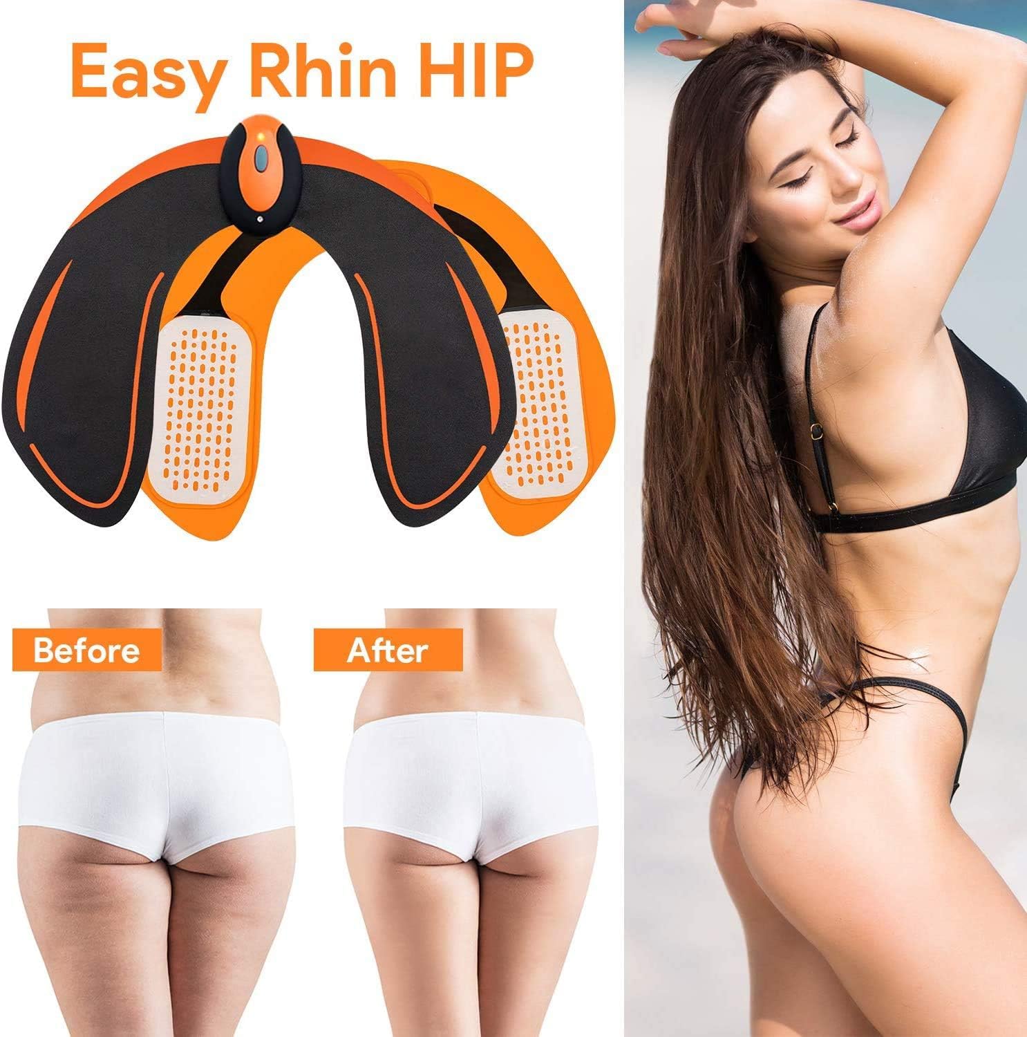 Smart Booty Trainer for Women - Upgraded Butt Massager with 6 Adjustable Modes, Home Gym Equipment for Glute Workouts, Perfect for Home Fitness & Toning Exercises