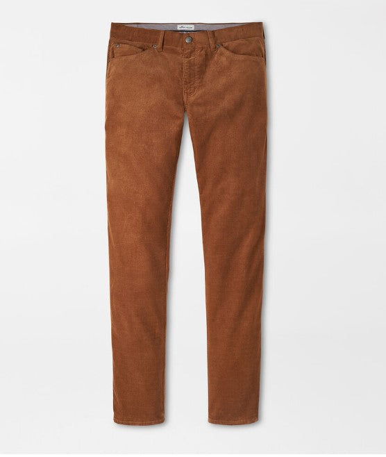 PETER MILLAR Men's Corduroy 5-Pocket Pants - Comfortable Casual Slim Fit Trousers for Work, Travel & Everyday Wear