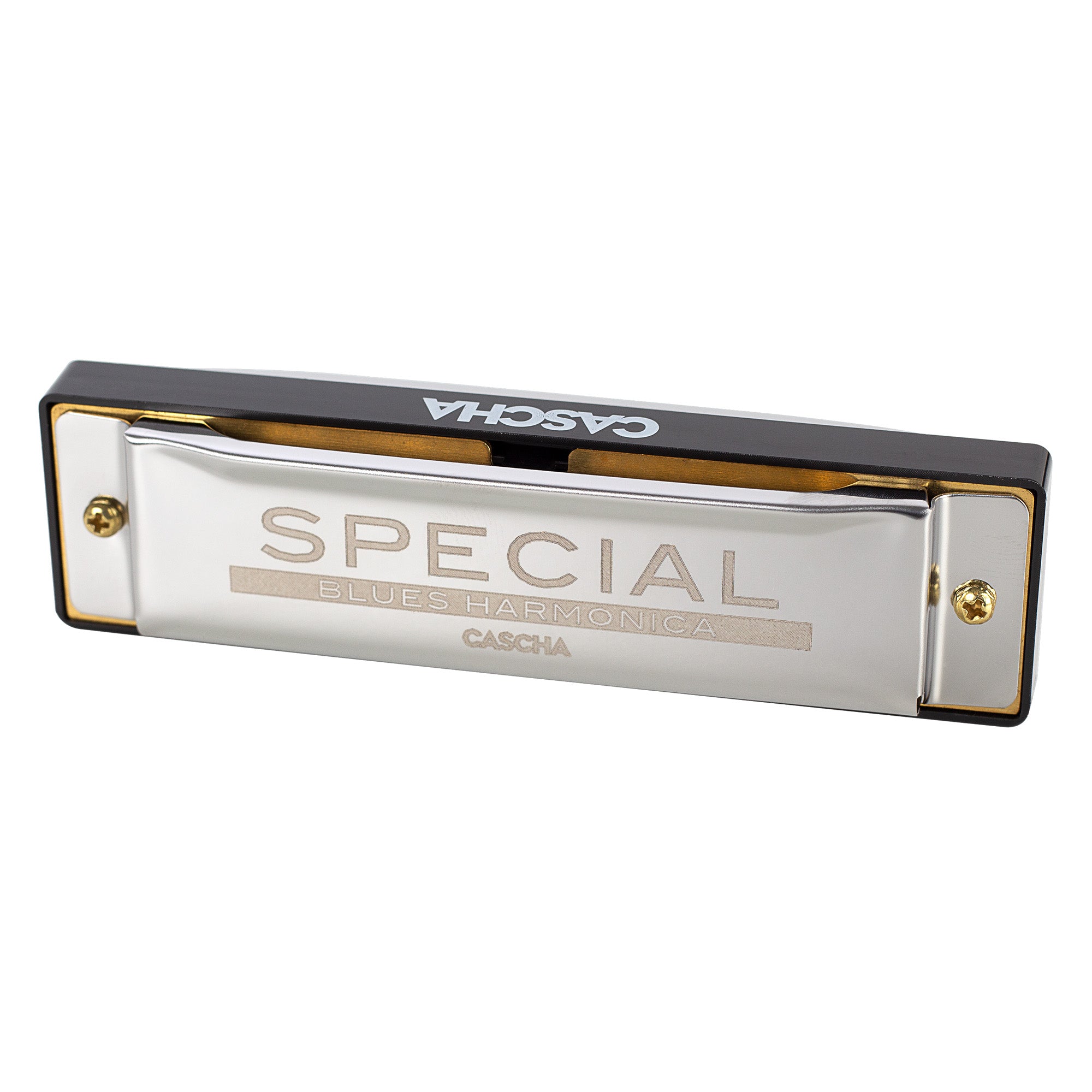 Cascha Special Blues Harmonica in A Diatonic - Professional 10 Hole Harmonica for Blues, Folk & Rock Music - Perfect for Beginners & Musicians - Great for Live Performances & Practice Sessions